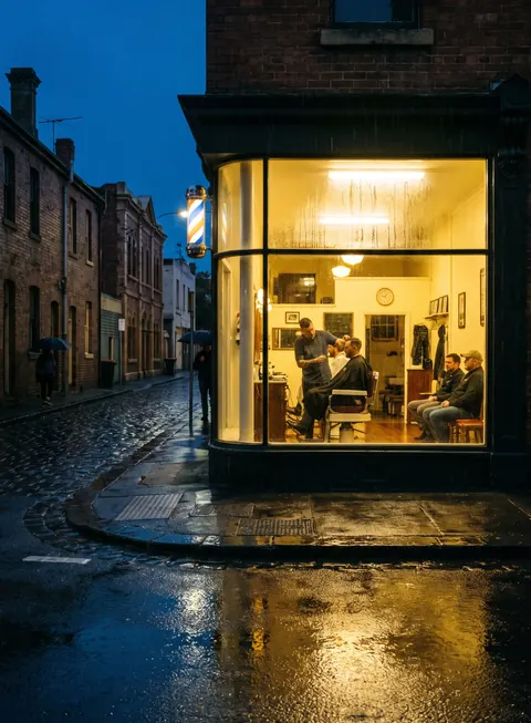 Barber, the chair: concept video still